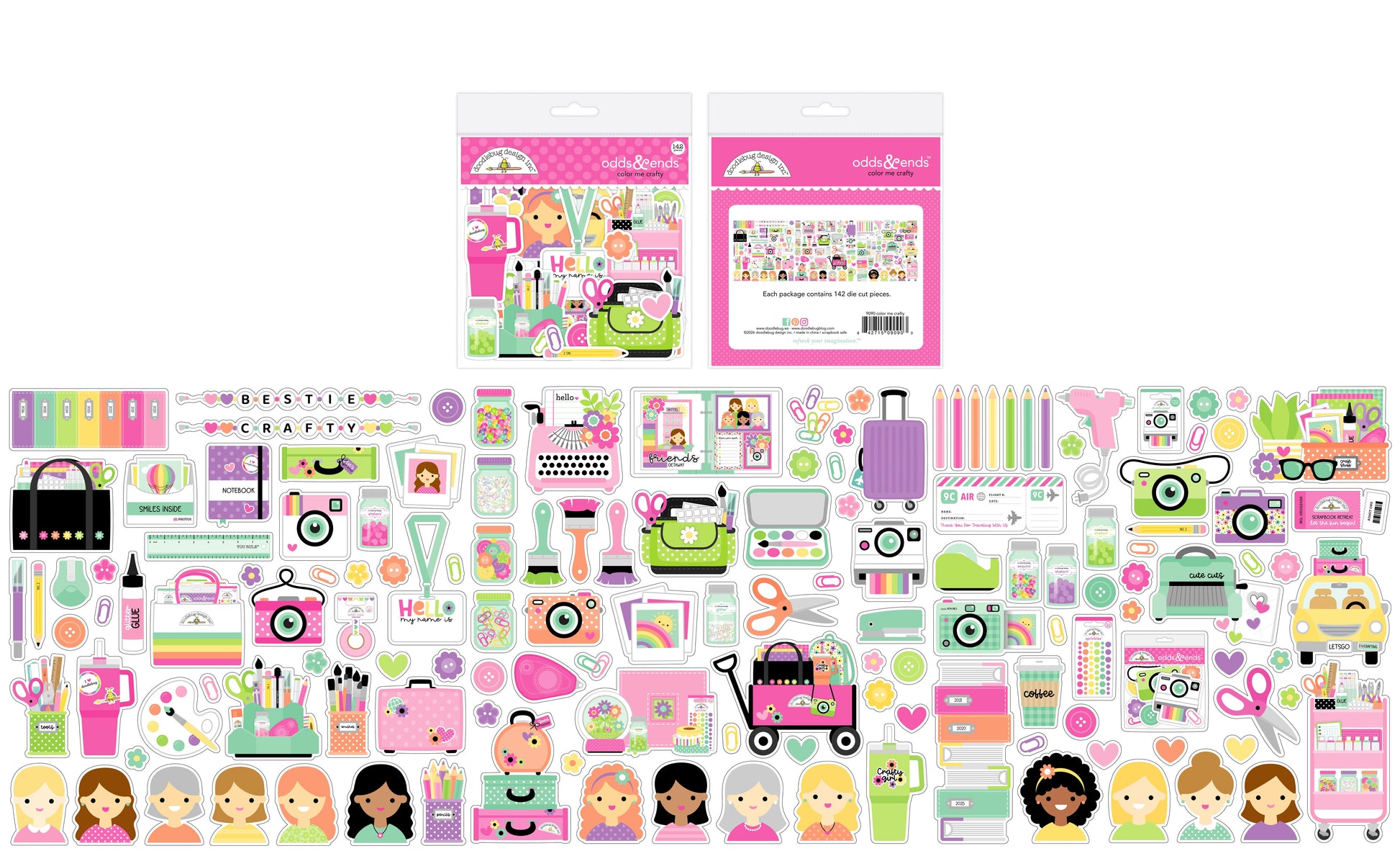 Doodlebug Designs Color Me Crafty Odds & Ends
