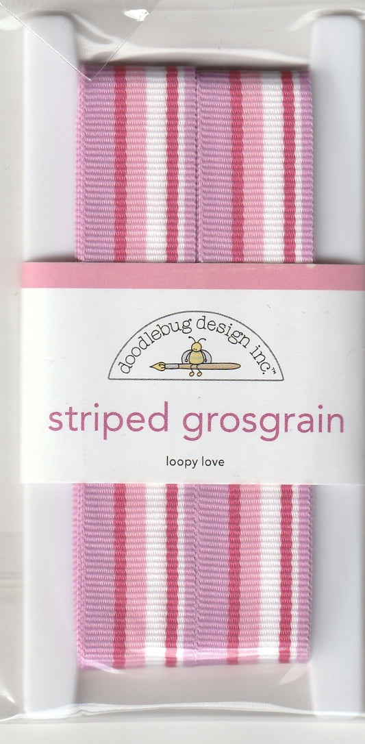Loopy Love Grosgrain Ribbon by Doodlebug