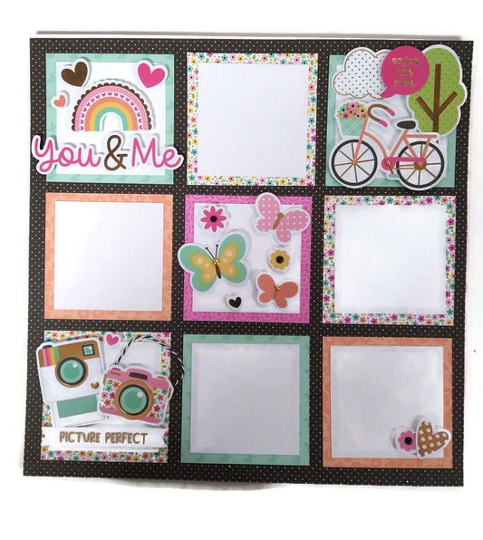 You and Me 12x12 Custom Scrapbook Layout