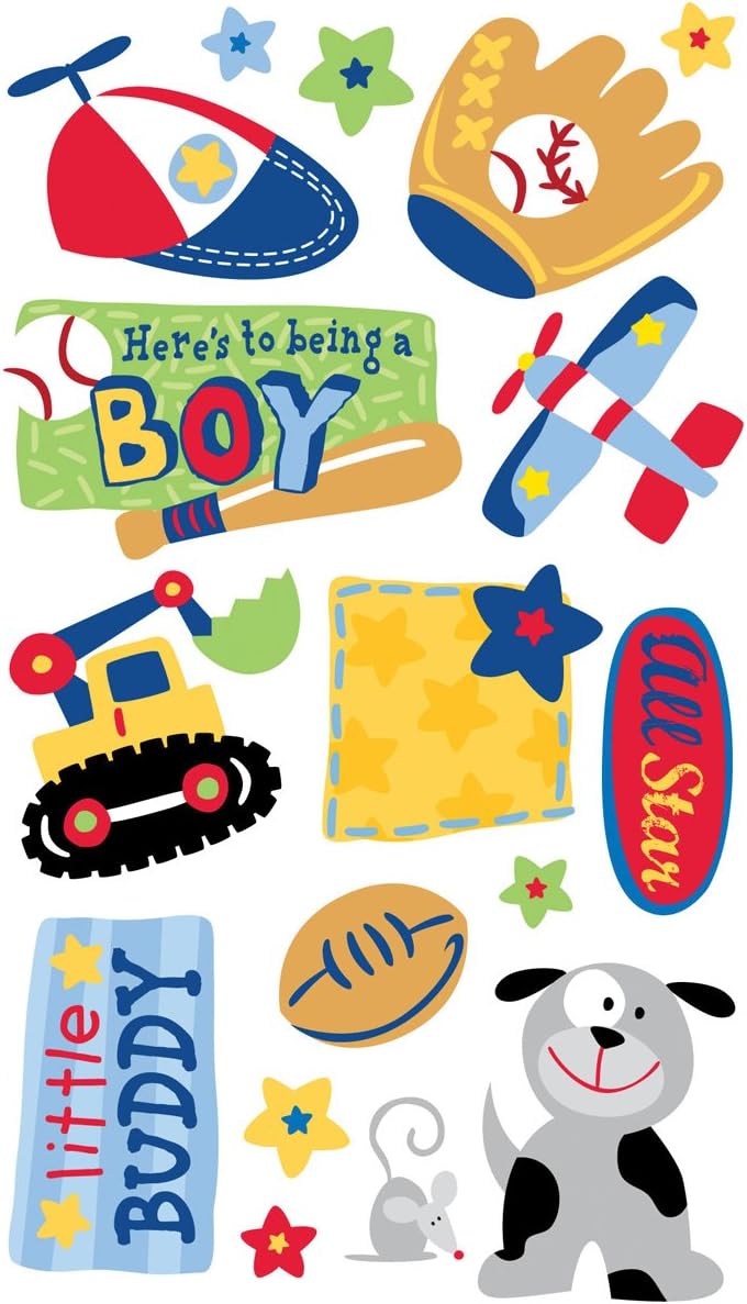 Little Buddy Puffy Stickers by Sticko