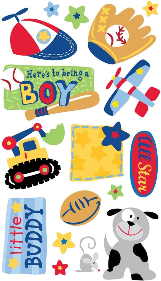 Little Buddy Puffy Stickers by Sticko
