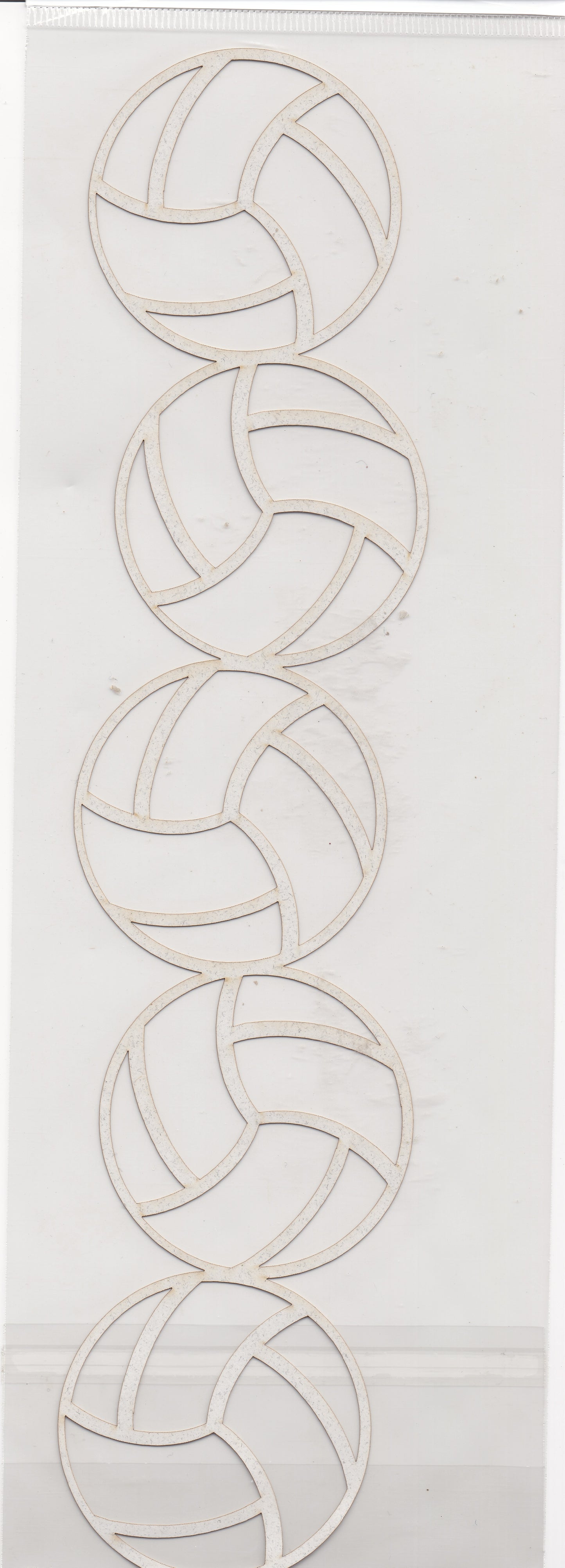 EZ Laser Designs Volleyball Die Cut Border