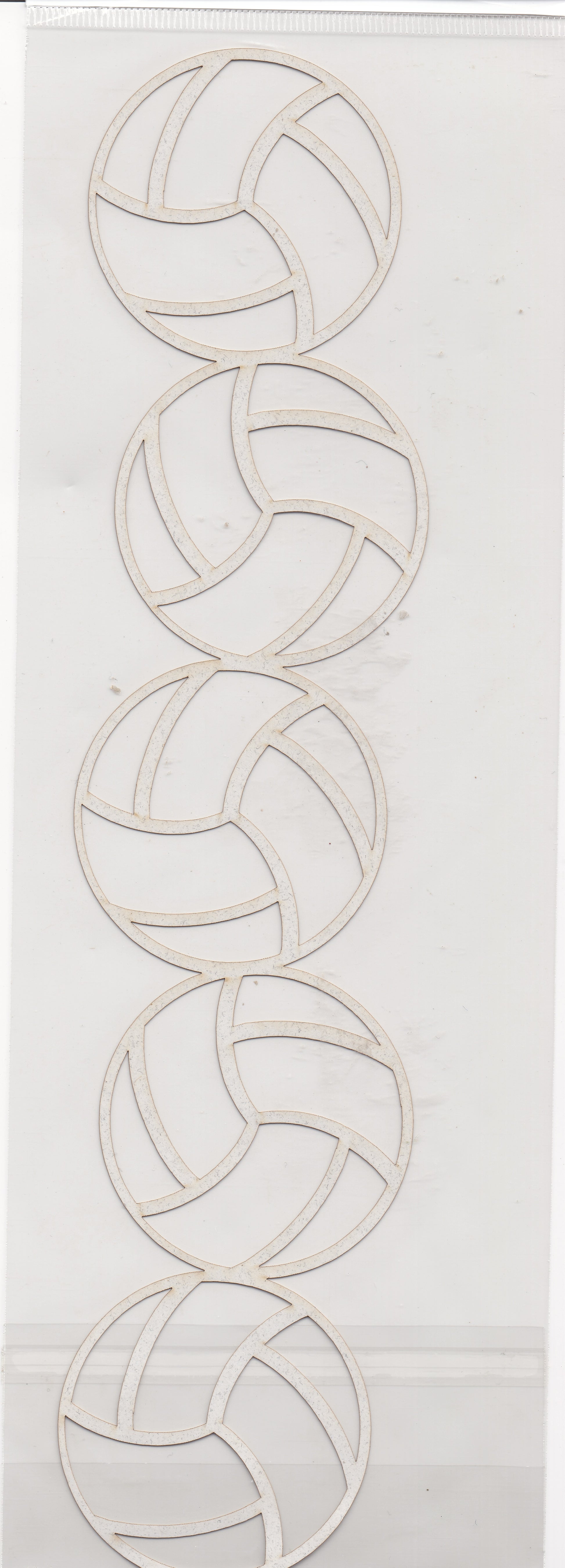 EZ Laser Designs Volleyball Die Cut Border