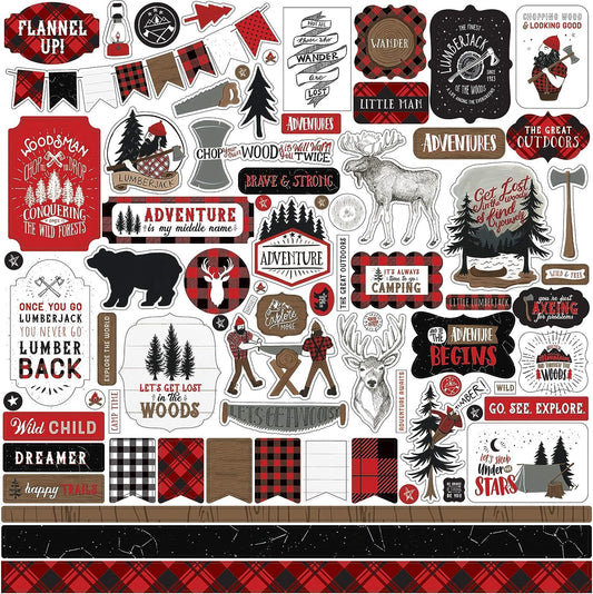 Lets Lumberjack Element Stickers