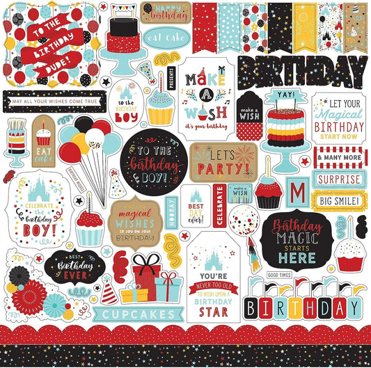 Echo Park Magical Birthday Sticker Elements