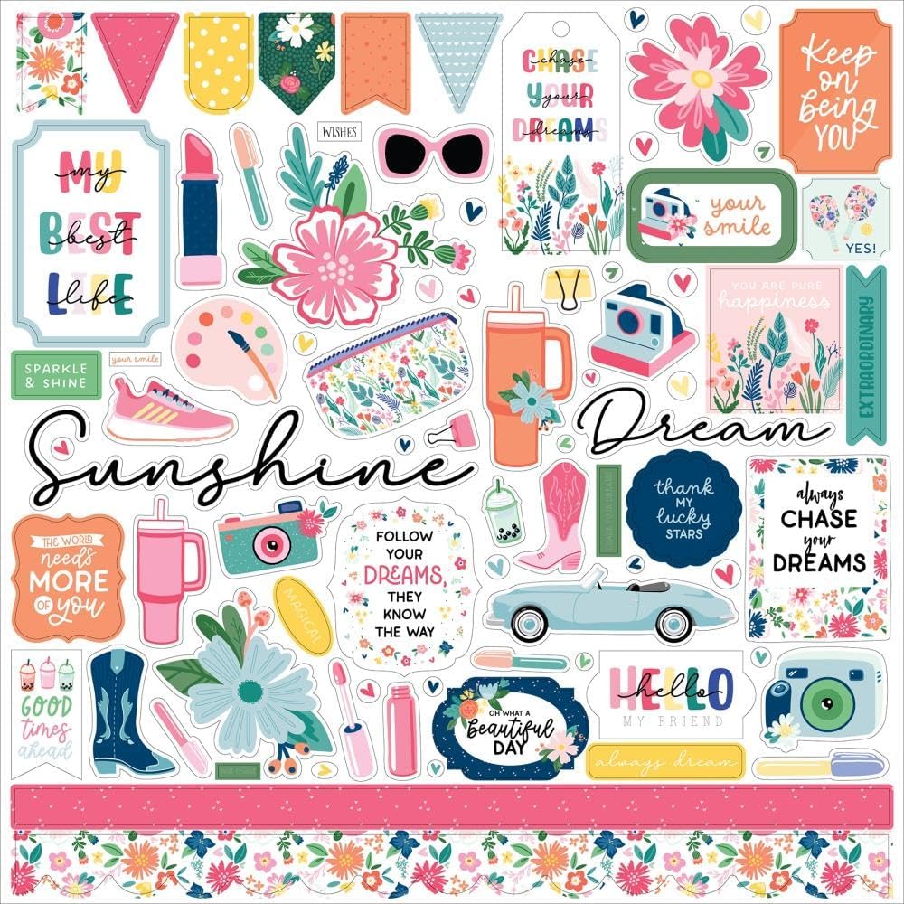 Our Life Sticker My Best Life Cardstock Stickers 12'X12