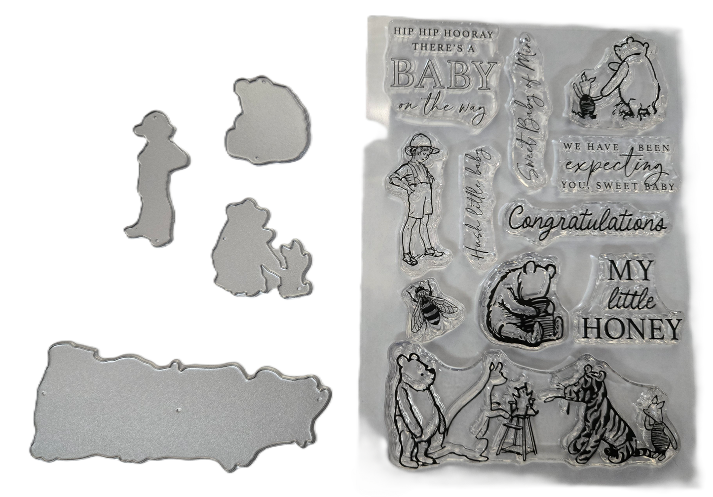 Echo Park Winnie the Pooh - My Little Honey Stamps and Dies Set