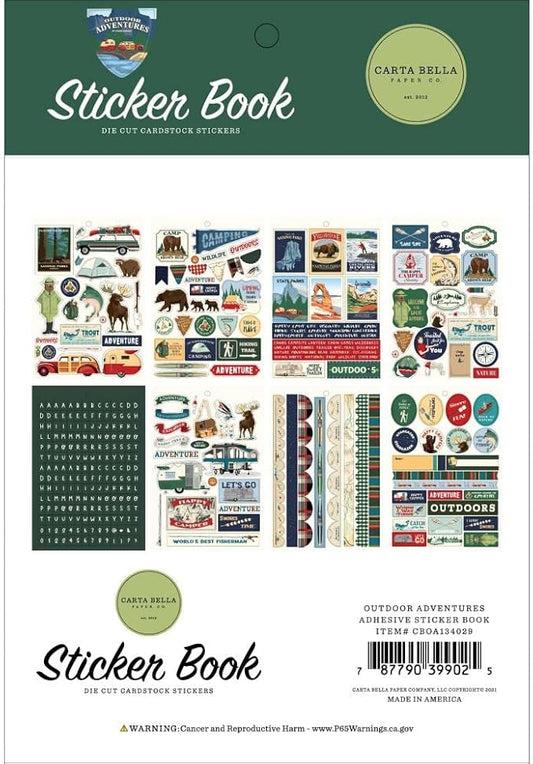 Outdoor Adventure Sticker Book - 16 Pages