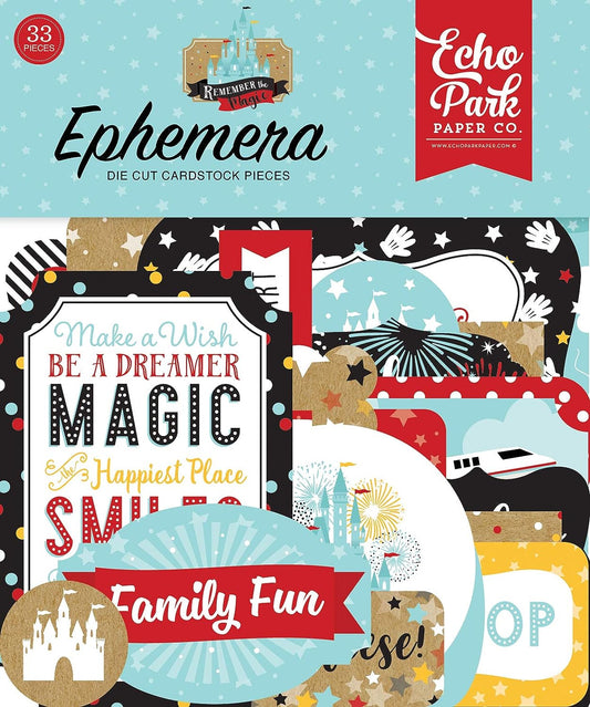 Echo Park Paper Company Remember The Magic Ephemera