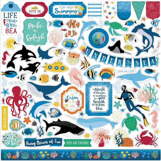 Echo Park Sea Life Stickers