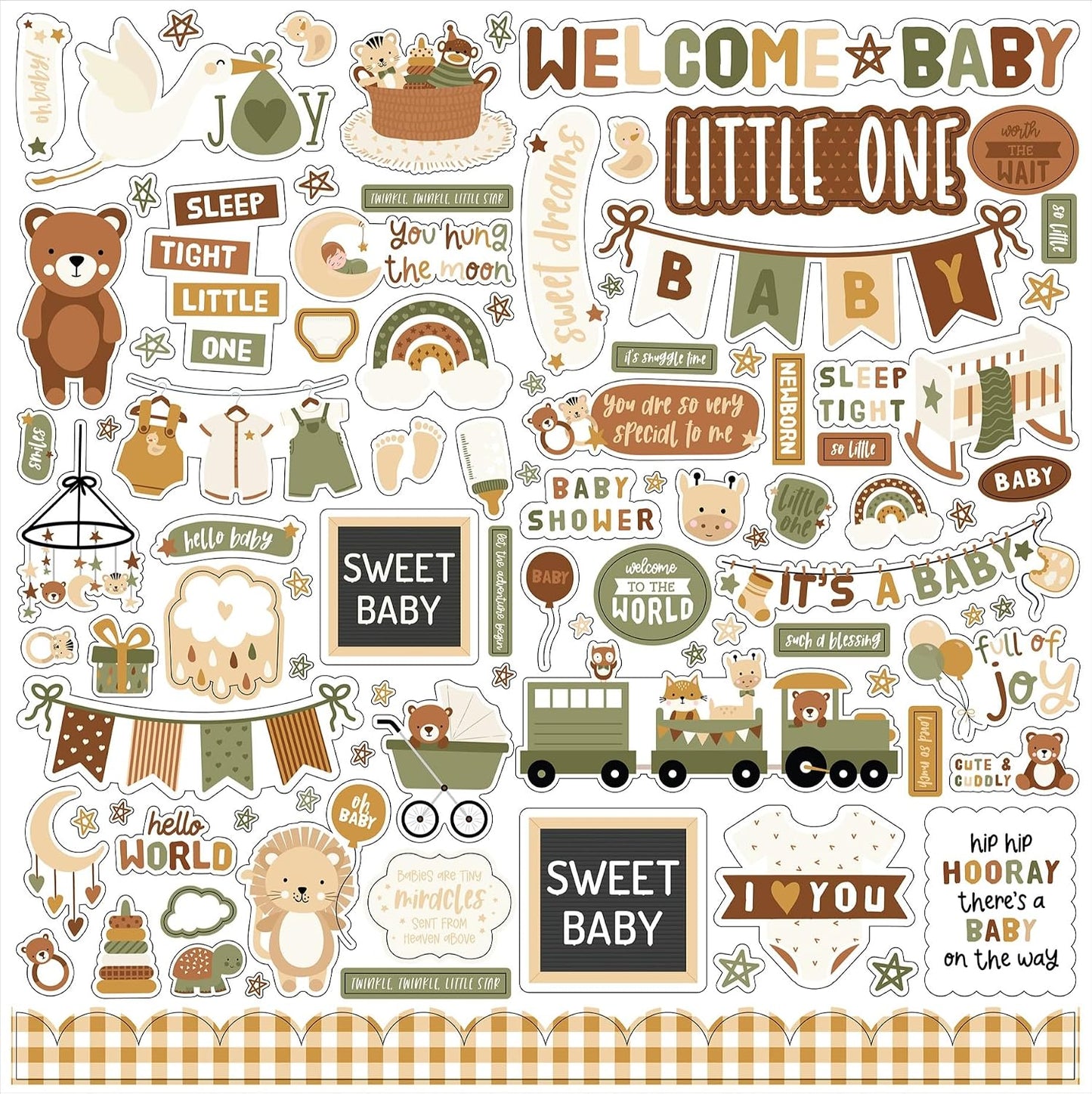 Echo Park Special Delivery Baby Stickers