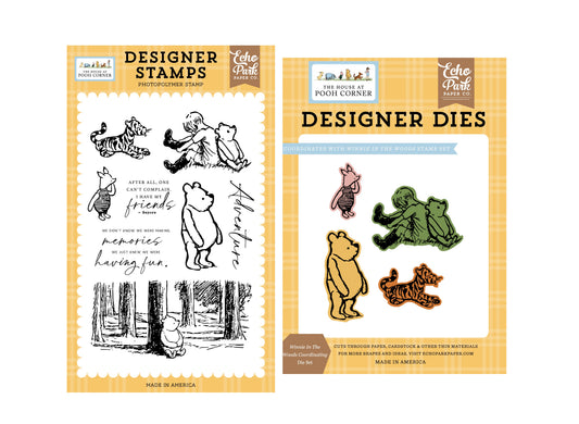 The House at Pooh Corner Stamps and Dies Set