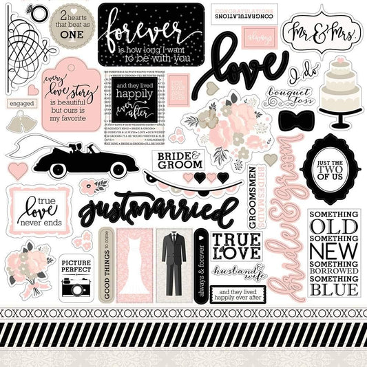 Echo Park Wedding Bliss Stickers