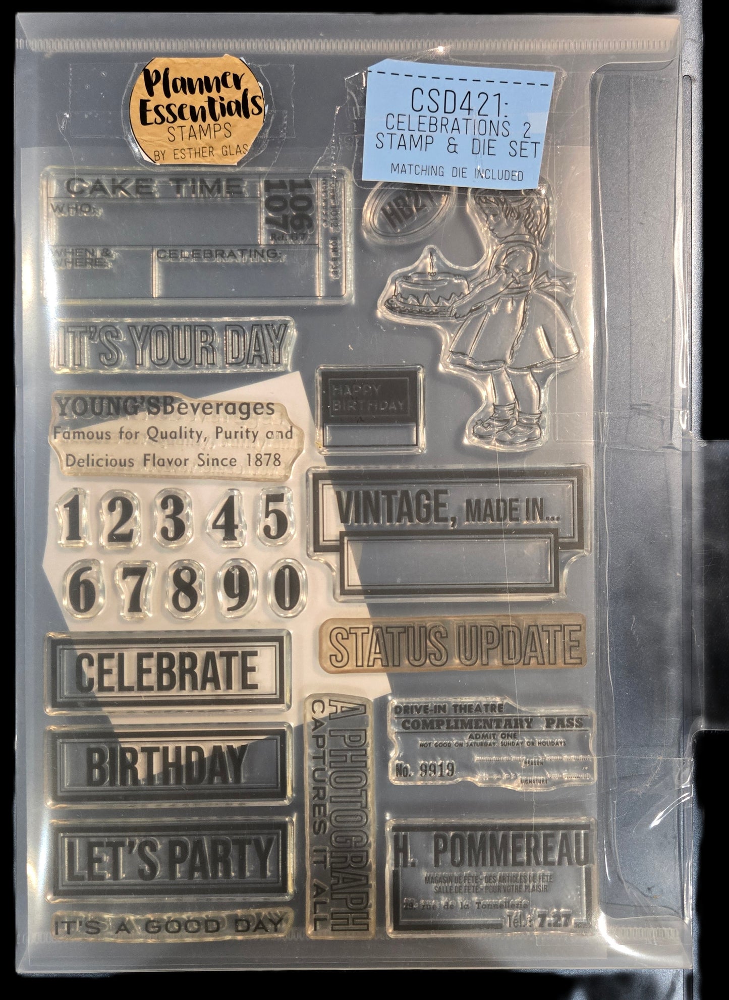 Celebrations 2 Stamp & Die Set by Elizabeth Crafts