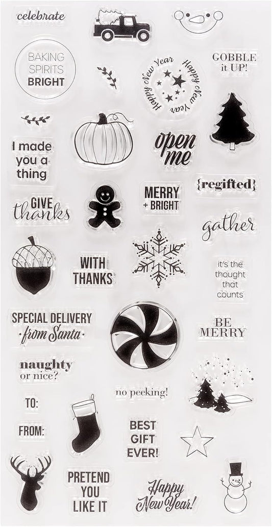 Fiskars Fall and Winter Punch and Stamp Set