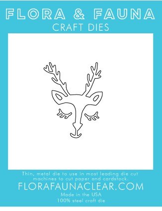 Flora and Fauna Deer Face Die