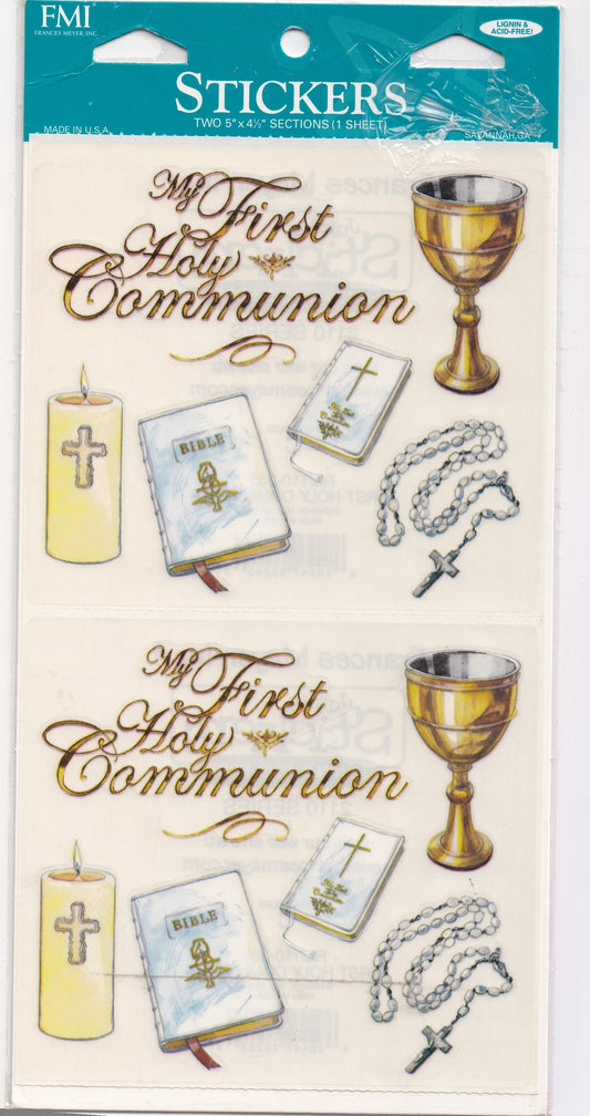 Frances Meyer First Holy Communion Stickers