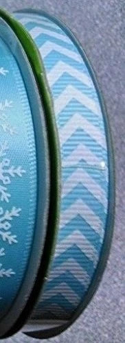 Blue Chevron Adhesive Ribbon