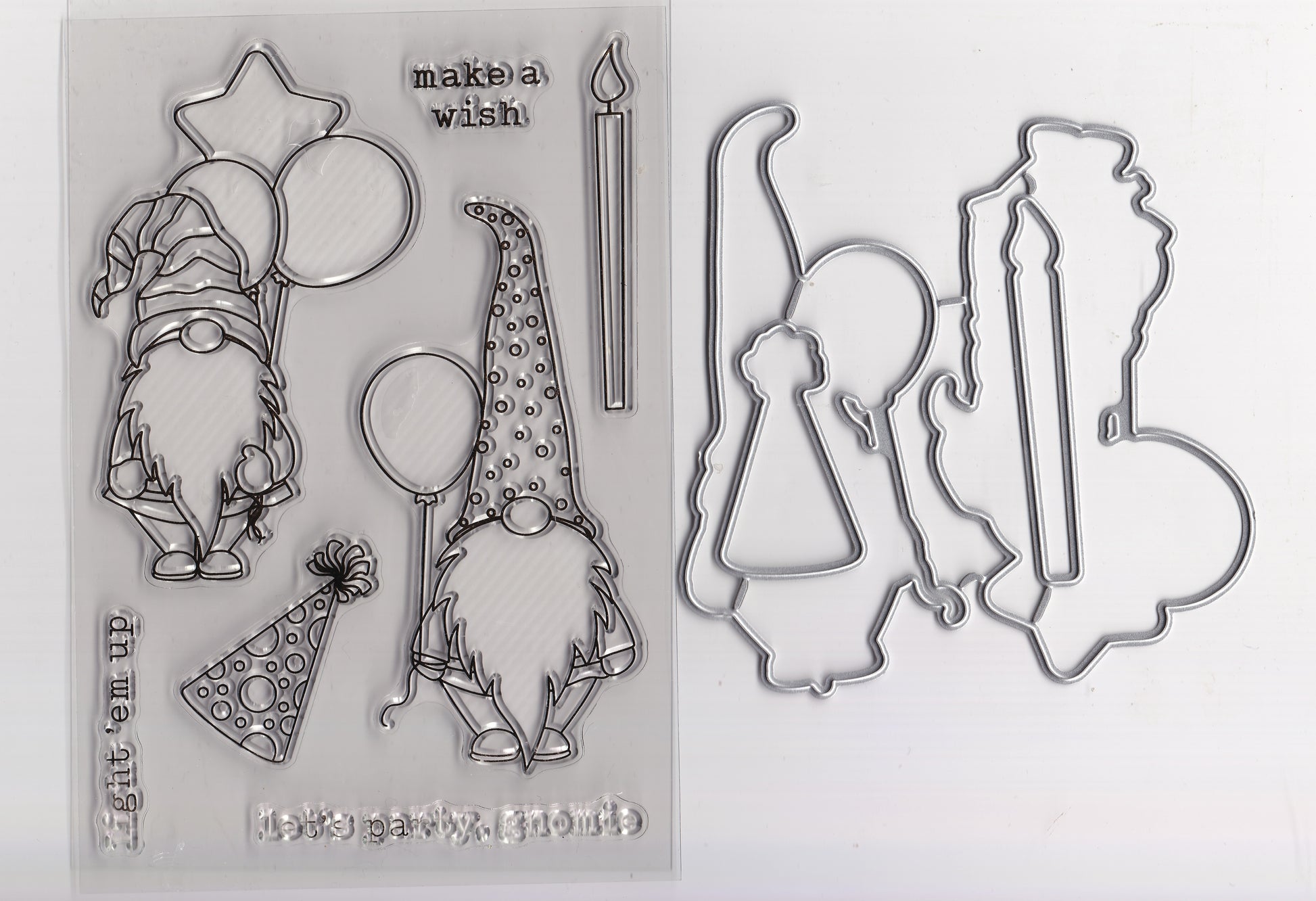 Birthday Gnome Stamps and Dies