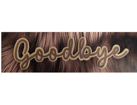 Goodbye Paper Piecing Title