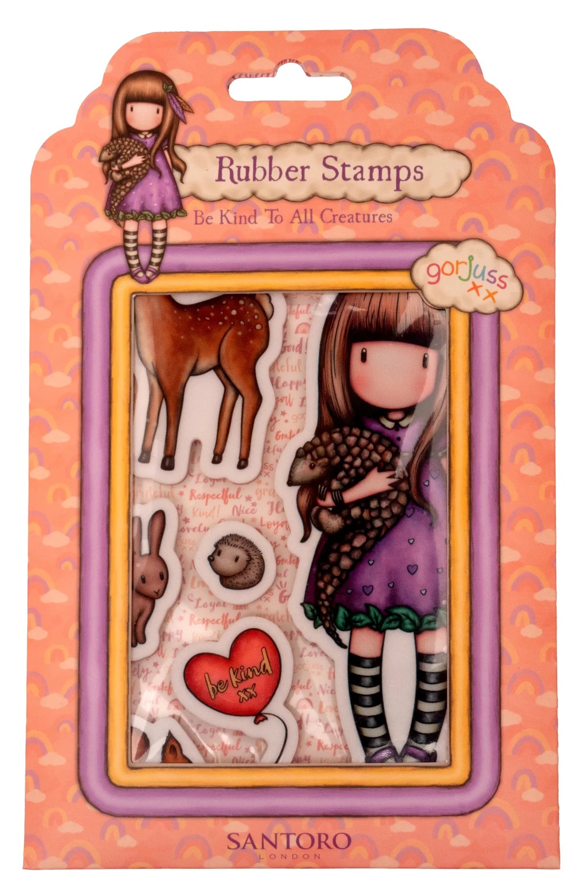 Gorjuss Be Kind To All Creatures Stamp Set