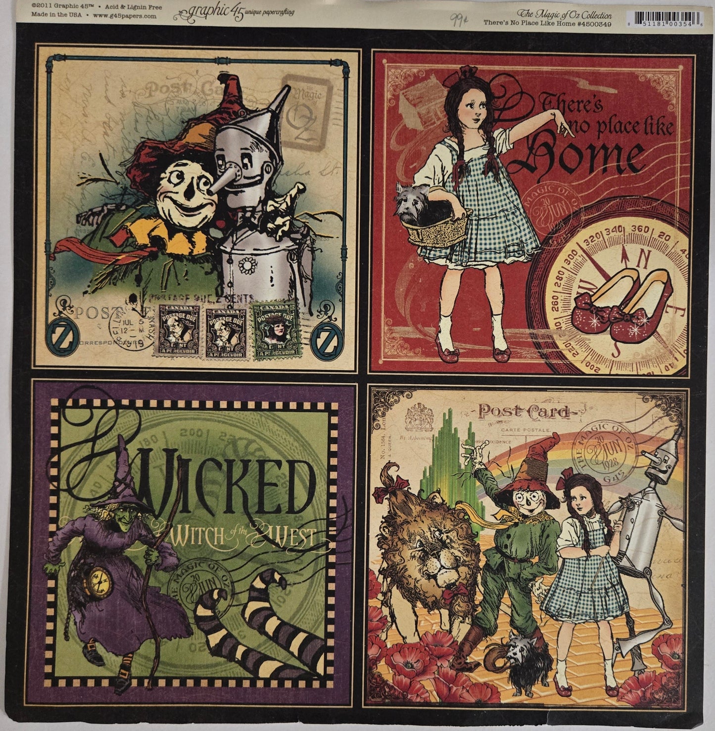 Graphic 45 The Magic of Oz - Theres No Place Like Home