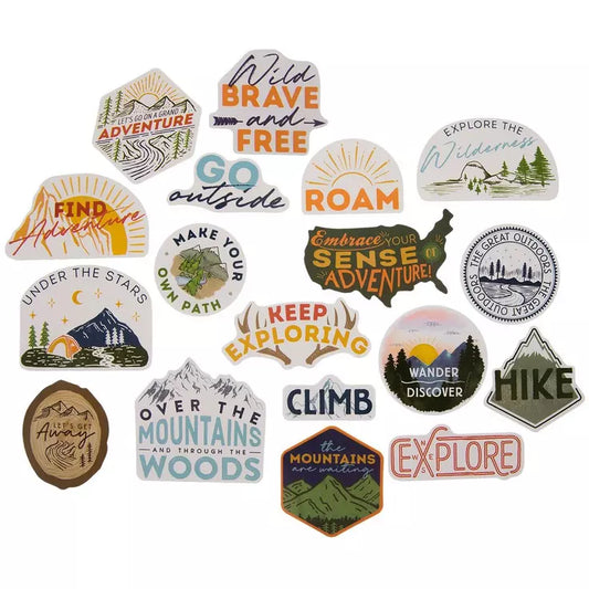 The Great Outdoors Die Cut Stickers