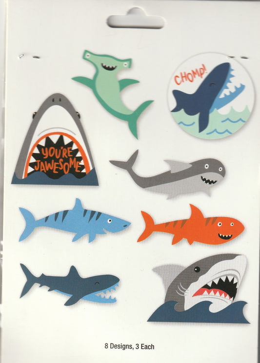 Shark Die Cut Stickers