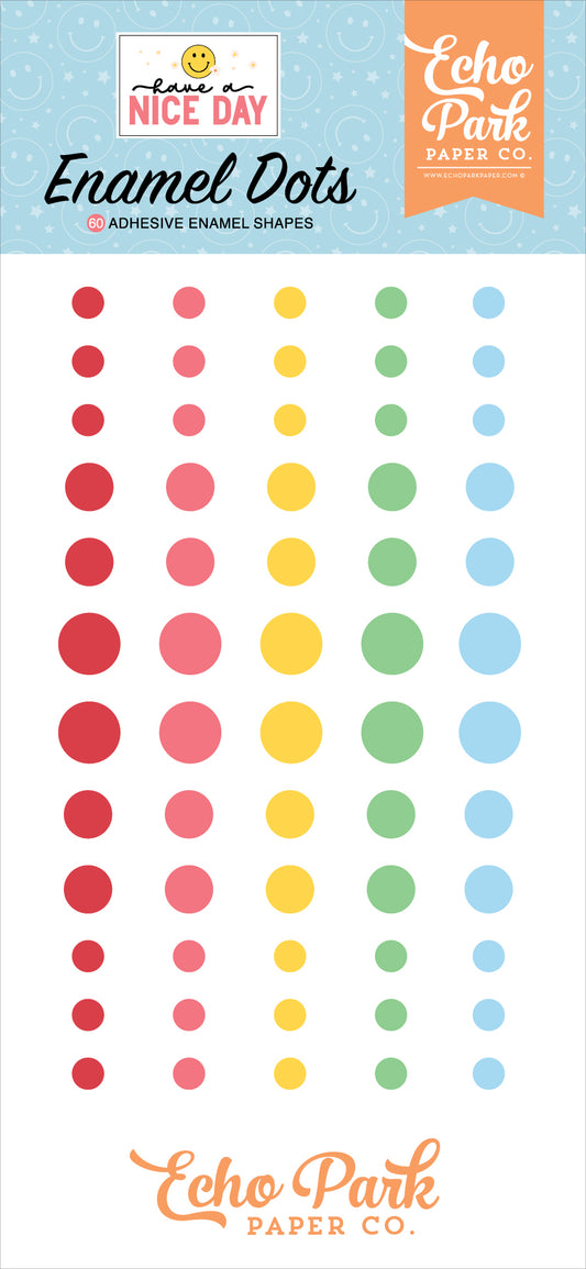 Echo Park Have a Nice Day Enamel Dot Stickers