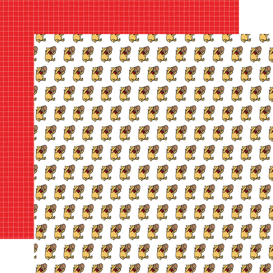 Pooh's Honey Scrapbook Paper - House at Pooh Corner