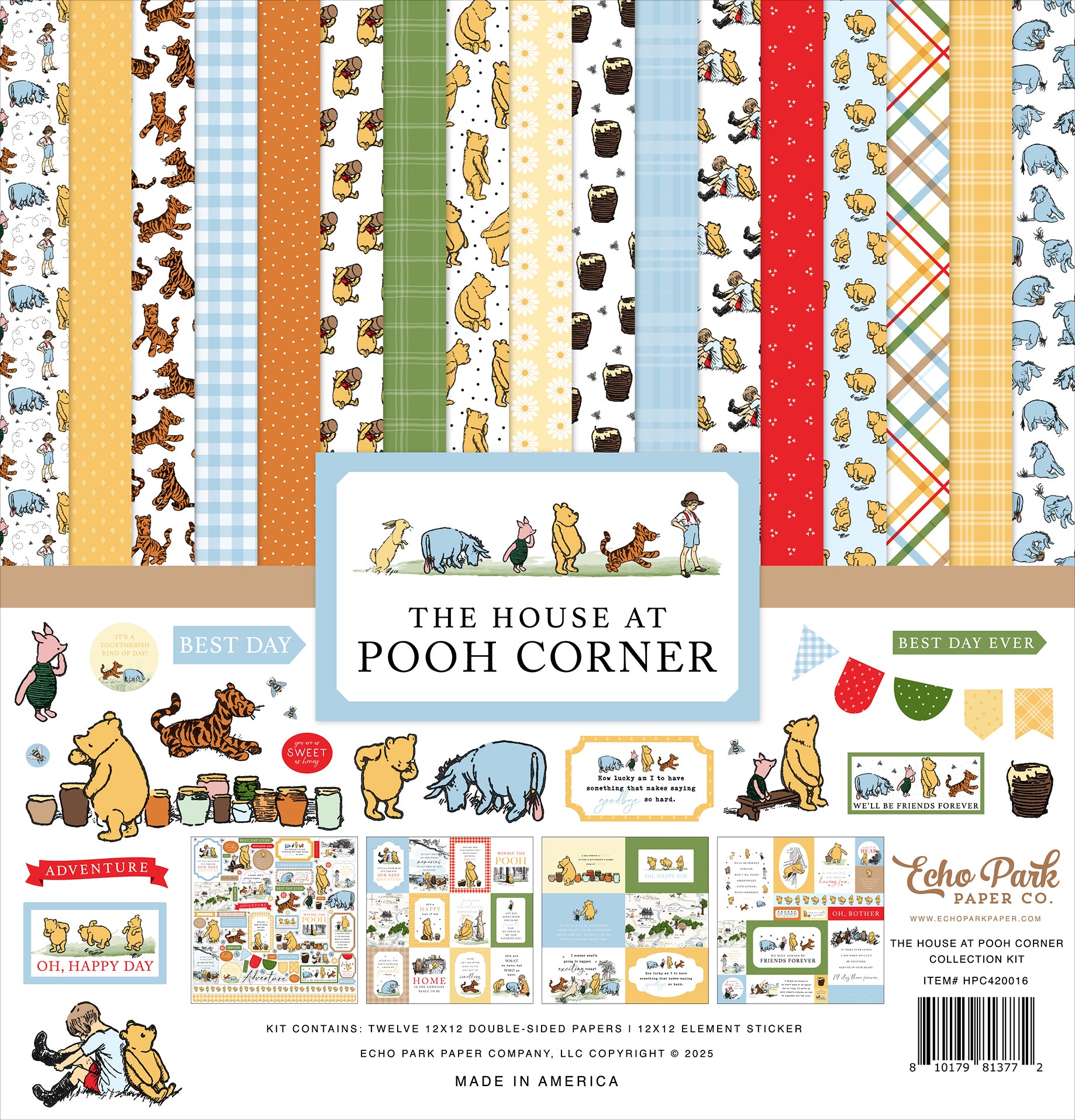 The House at Pooh Corner Collection Kit by Echo Park
