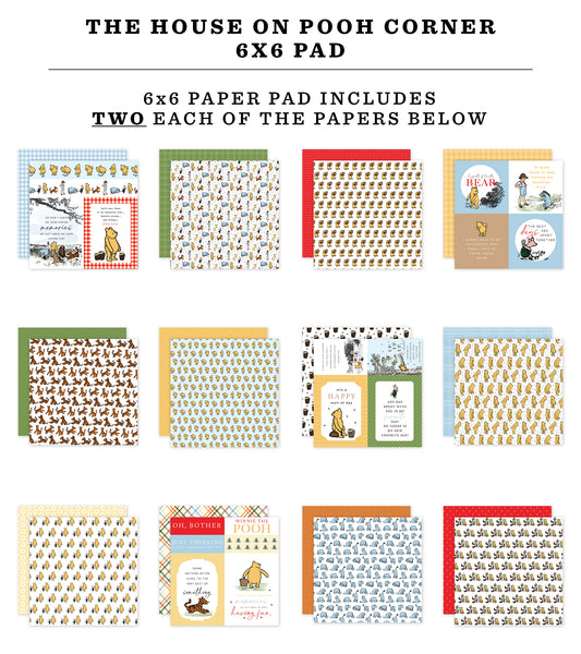 The House At Pooh Corner 6x6 Paper Pad