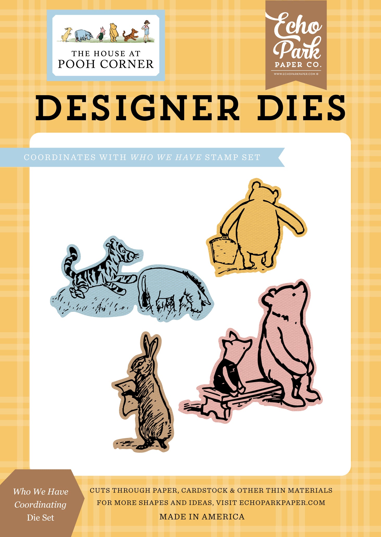 Echo Park Winnie the Pooh Who We Have Dies Set