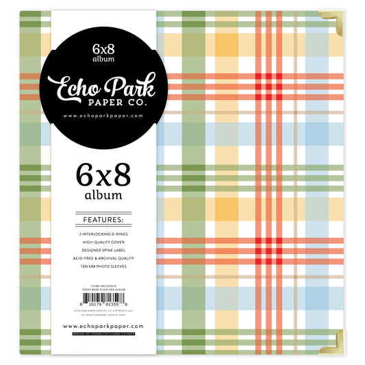 Winnie the Pooh Plaid Binder Album