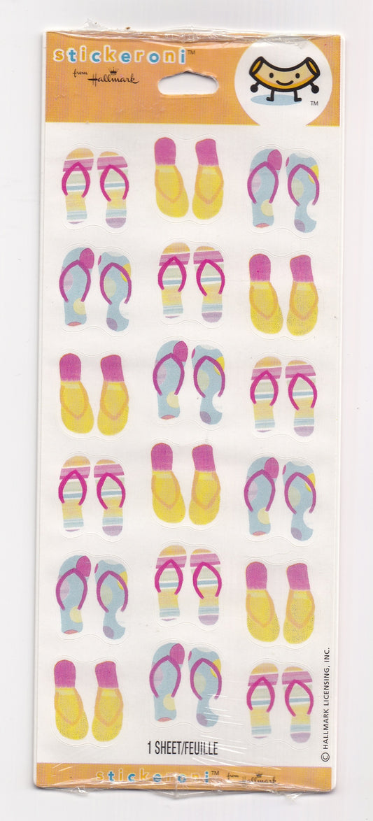 Flip Flop Stickers by Hallmark