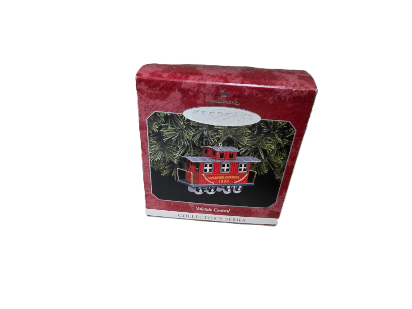 Hallmark Yuletide Central Train Caboose Ornament