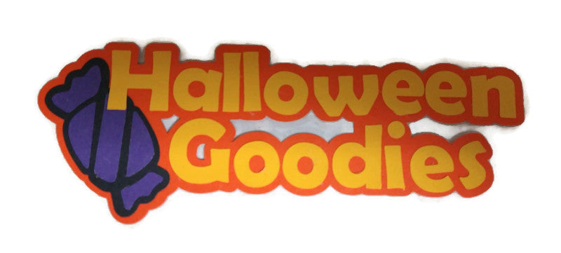 Halloween Goodies Paper Piecing Title