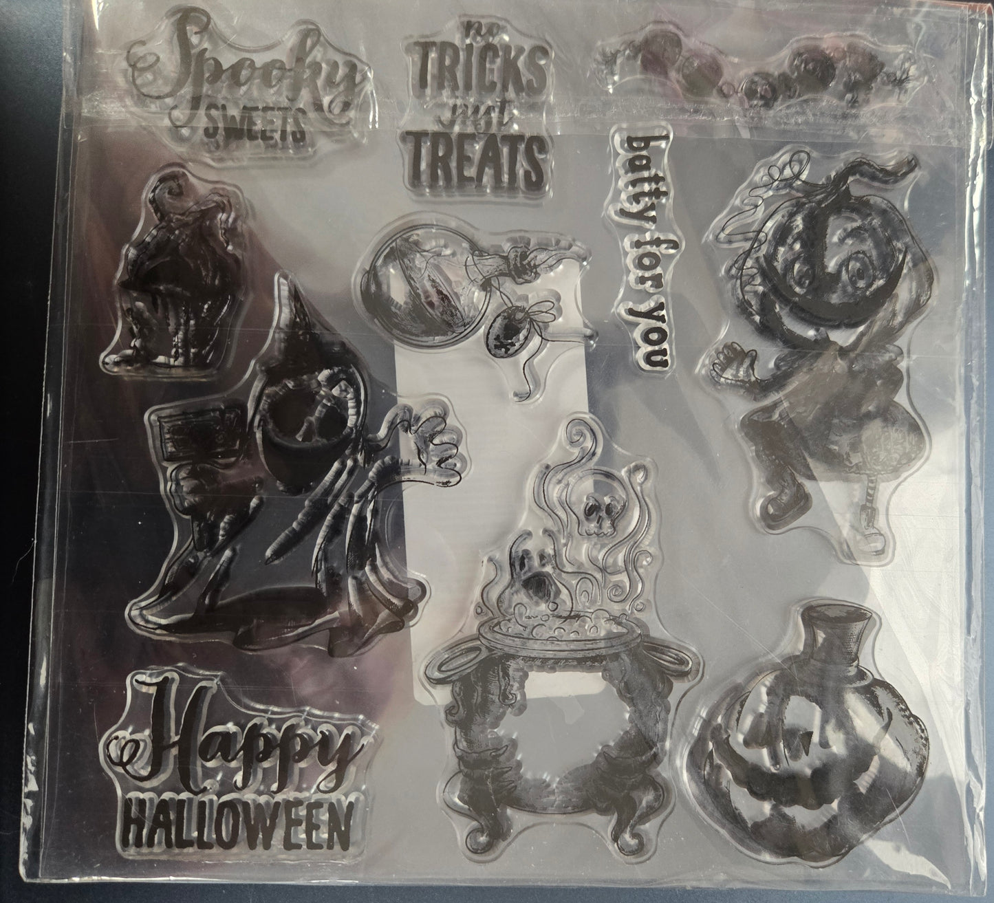 Halloween Stamp and Die Bundle Set - Ghosts and Goblins (Used)