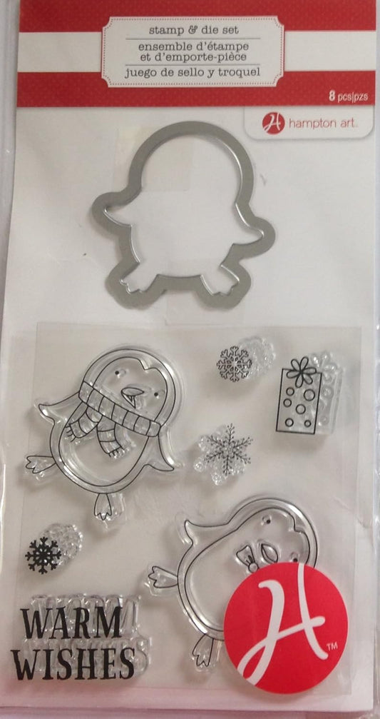 Hampton Arts Penguin Stamp and Die Set