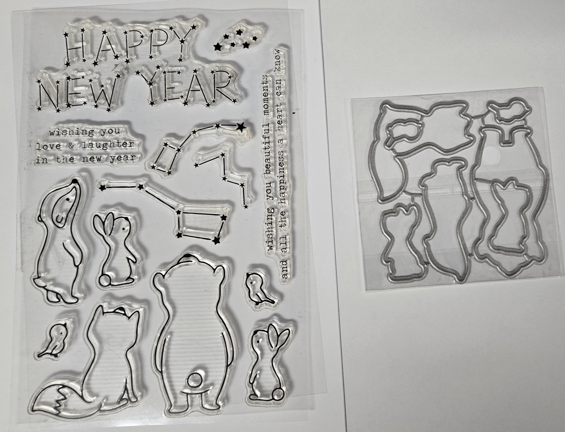 Happy New Year Stamps and Dies Set
