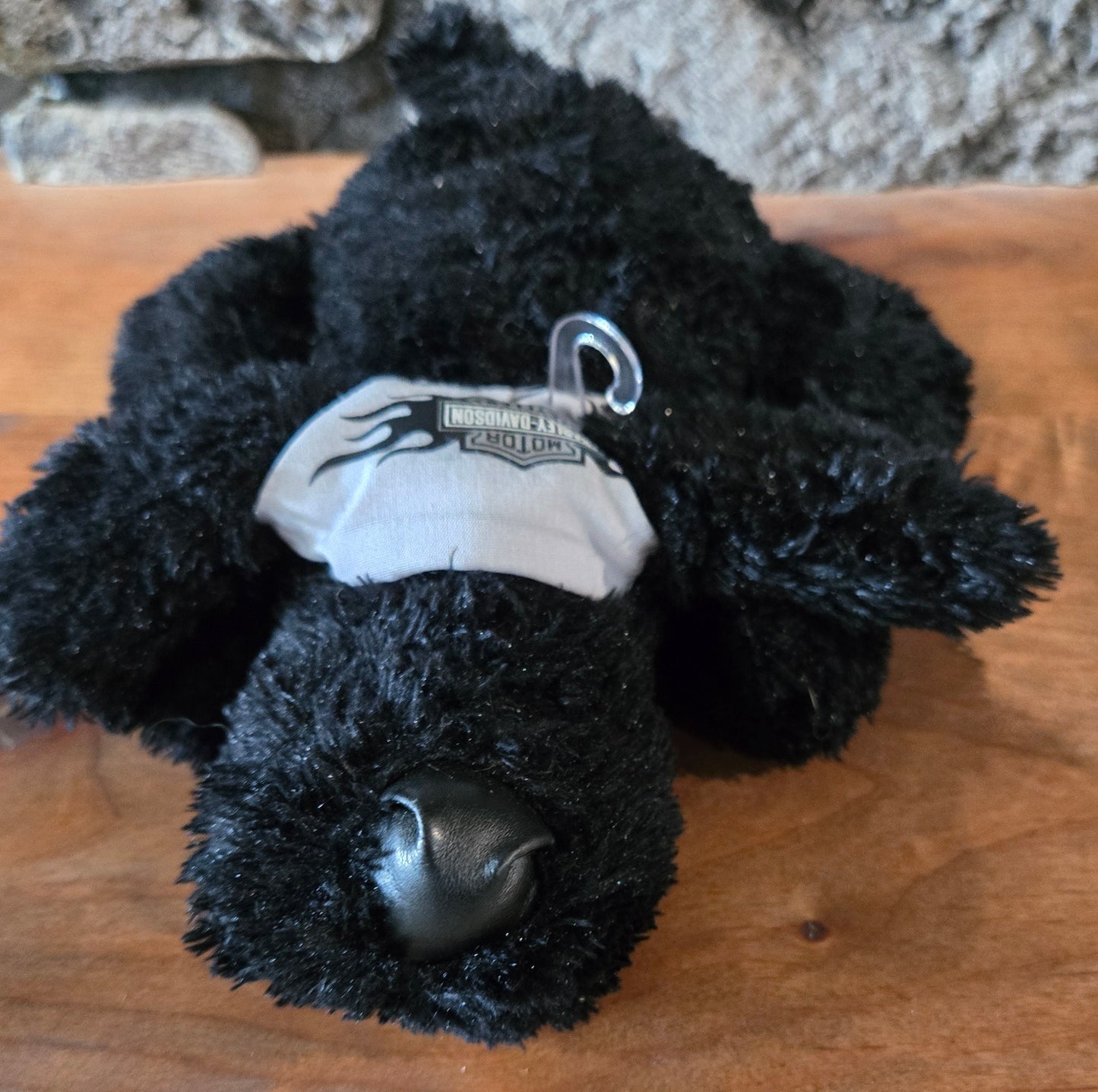 Harley Davidson Plush Black Dog