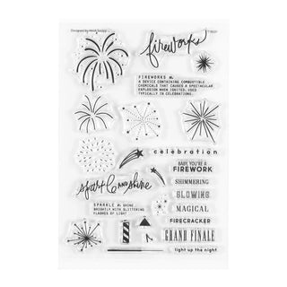 Heidi Swapp Stars and Stripes Fireworks Stamps