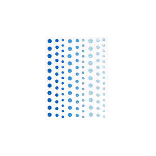 Translucent Blue Enamel Dots Hero Hues