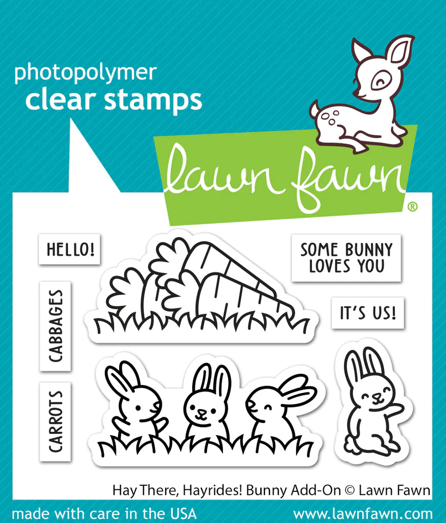 Lawn Fawn Hay There Bunny Add On Stamps