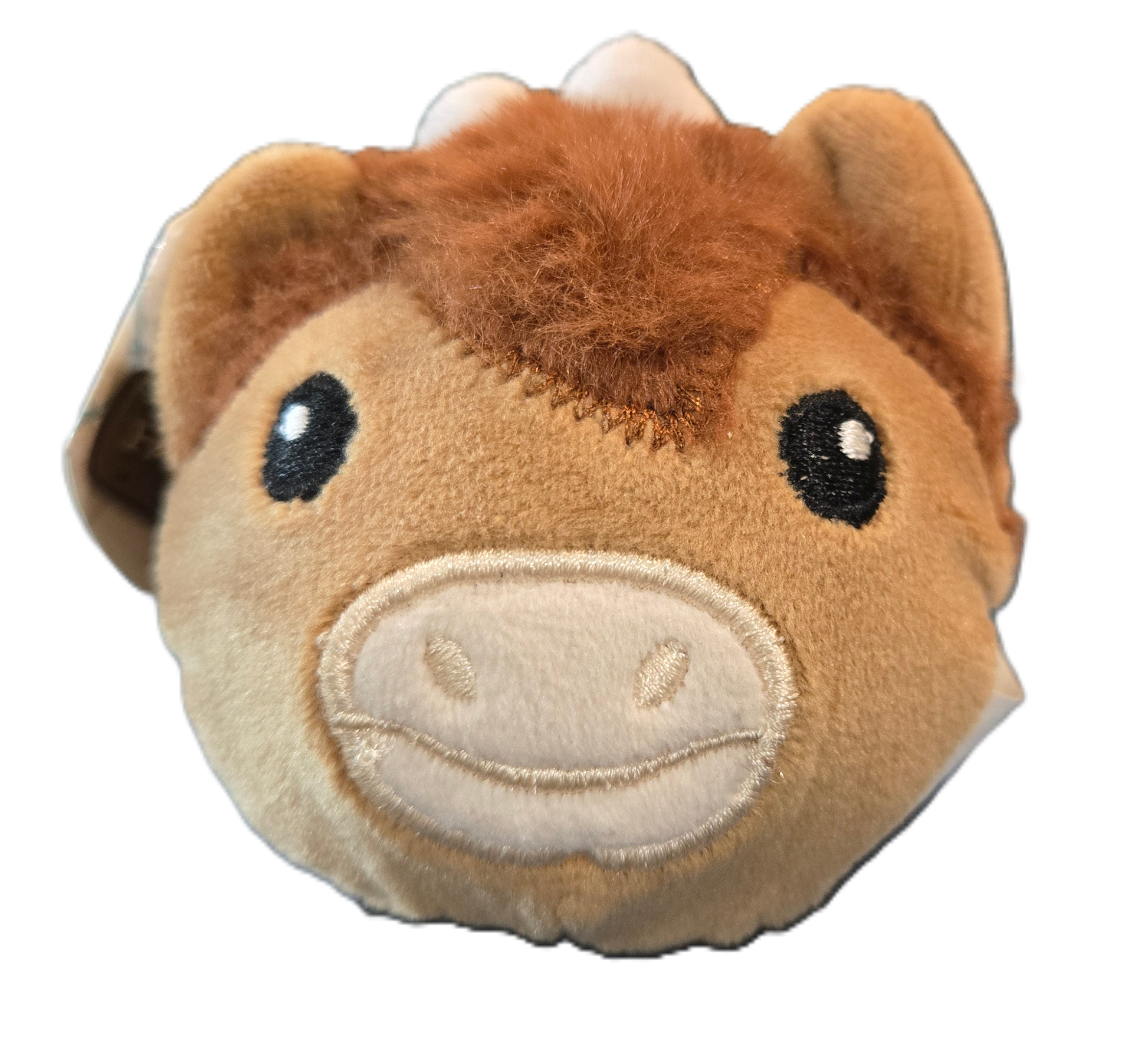 Highland Cow Brown Mini Plush Squishy