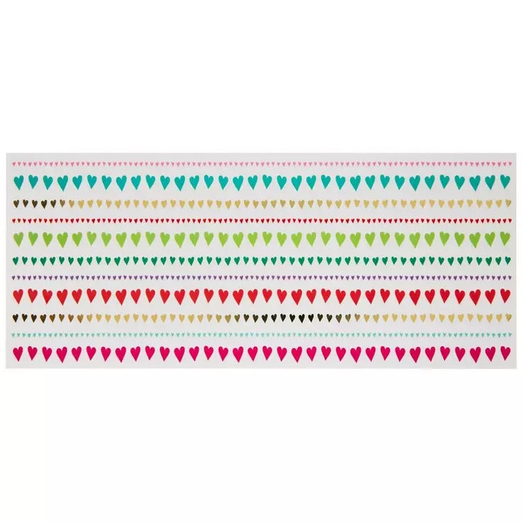 Heart Border Stickers