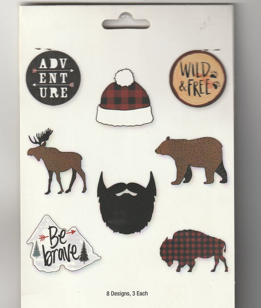 Lumberjack Die Cut Stickers