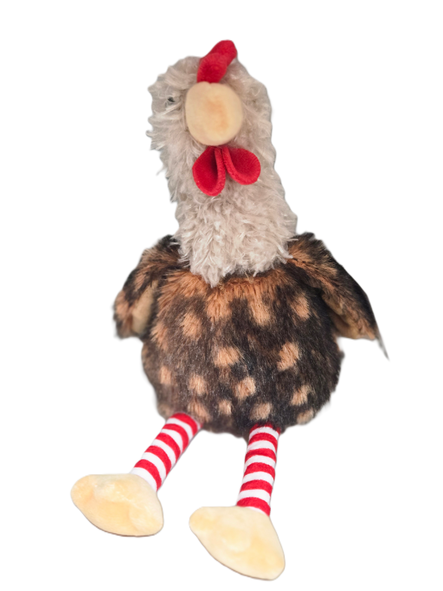 Soft Brown Plush Rooster Chicken