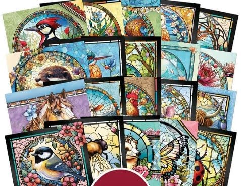 Hunkydory Little Book of Stained Glass Wonderful Wildlife
