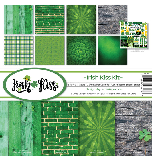 Reminisce Irish Kiss Scrapbook Collection Kit